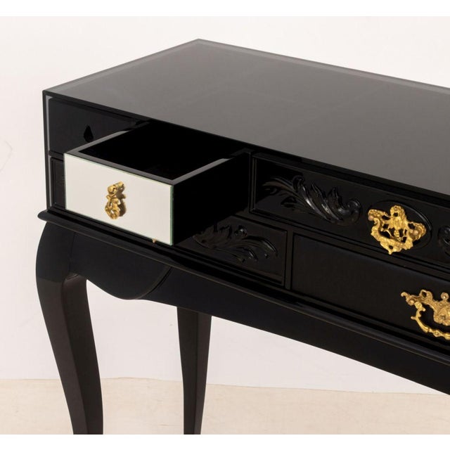 Wood Boca Do Lobo "York" Console Table For Sale - Image 7 of 10