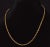 Top quality 14K yellow gold faceted rope chain necklace. This 18.5-inch designer chain by Michael Anthony features an...