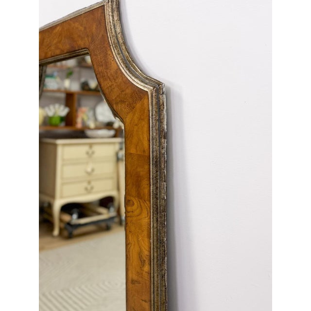 Wood Uttermost Vintage Large Octagonal Mirror Bold Wall Statement 55" Tall For Sale - Image 7 of 8