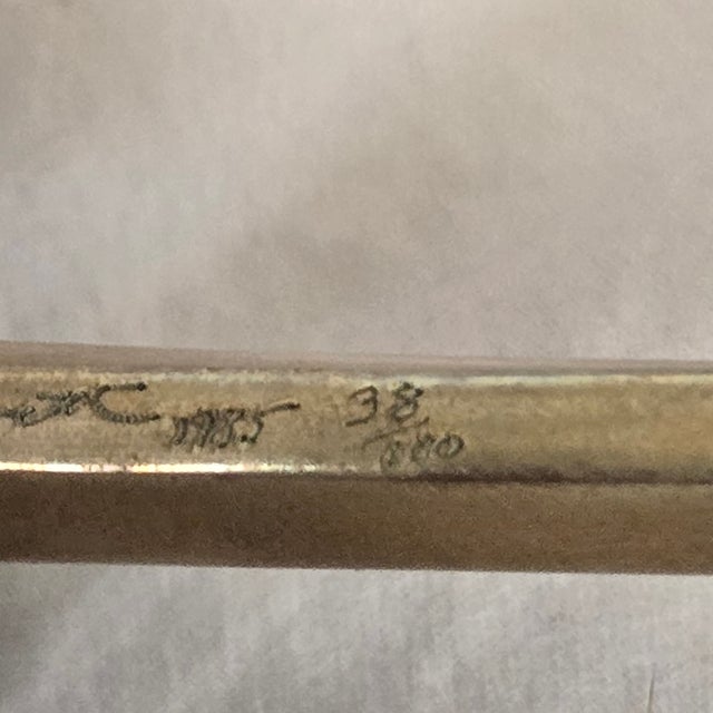 Vintage Bob Bennett Harmony Bronze Sculpture Marble Base 1985 Number 38/100 For Sale - Image 11 of 14