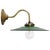 Green French Green Enamel and Brass Wall Lamp For Sale - Image 8 of 8