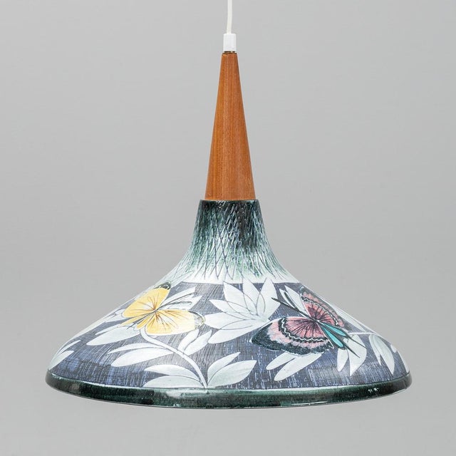 1950s Lighting in Suede by Marian Zawadsky for Tilgmans, 1950 For Sale - Image 5 of 6