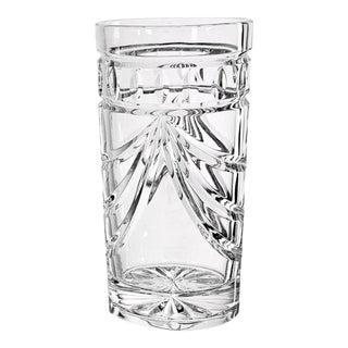 Waterford Overture Cut Crystal Glass Vase Ireland 6" For Sale