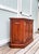 American 1974 Henkel Harris Solid Wild Black Cherry Raised Panel Console Cabinet With Key For Sale - Image 3 of 12