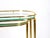 Brass Midcentury Brass and Glass Italian Swing Out Bar Cart For Sale - Image 8 of 12