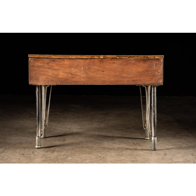 Antique Card Catalog With Mid-Century Legs For Sale In Chicago - Image 6 of 7