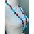 Sky Blue Vintage Turquoise & Coral Bead Necklace For Sale - Image 8 of 12