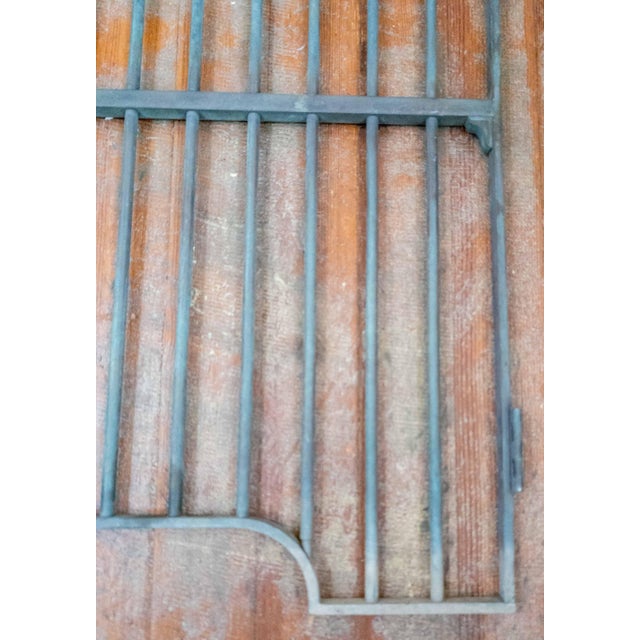 20th Century Verdigris Bronze Bank Postal Teller Gate by Syracuse Wireworks For Sale - Image 18 of 18