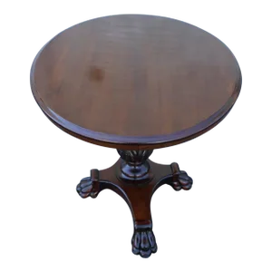 Empire Walnut Oval Center Table
