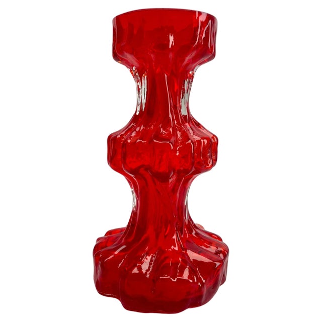 Vase in Red from Ingrid Glas, 1970s For Sale - Image 9 of 9
