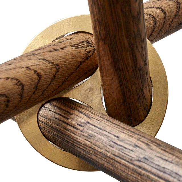 Daphne is a beautiful and modern coffee or side table composed of three main elements: a connector ring, solid oak legs,...