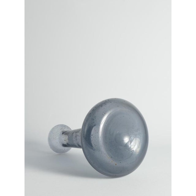 Scandinavian Modern Blue Glass Vase by Erik Höglund for Boda, Sweden, 1960s For Sale - Image 10 of 14