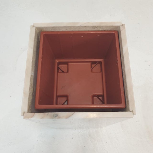 Italian Marble Planter, 1970s For Sale - Image 10 of 15