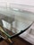 DIA - Design Institute America Kaizo Oto for Design Institute America Postmodern Brass, Chrome & Glass Sculptural Console Table For Sale - Image 4 of 12