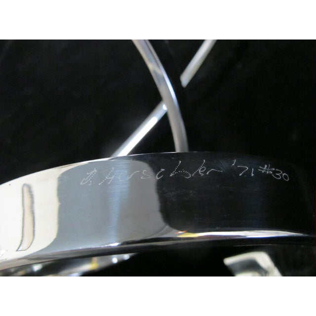 David Elijah Herschler Chrome Freestanding Ribbon Twist Modern Art Sculpture For Sale In Portland, OR - Image 6 of 17