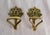 Pair of bronze wall coat hooks, circa 1960 Pair of decorative gilded bronze wall coat hooks, made in France in the 1960s....