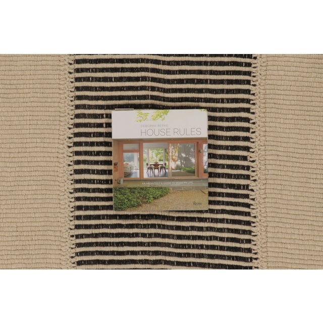 Rug & Kilim's Contemporary Rez Kilim Flatweave With Contemporary Stripe Design For Sale - Image 9 of 10