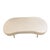 1960s Italian White Kidney-Shaped Ottoman, 1960s For Sale - Image 5 of 5