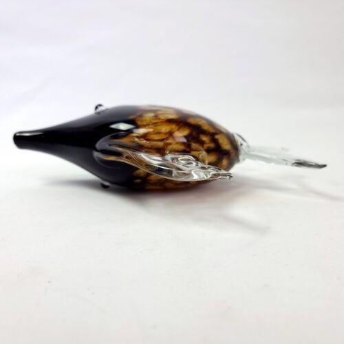 Early 21st Century Tortoiseshell Art Glass Fish Sculpture For Sale In Las Vegas - Image 6 of 8