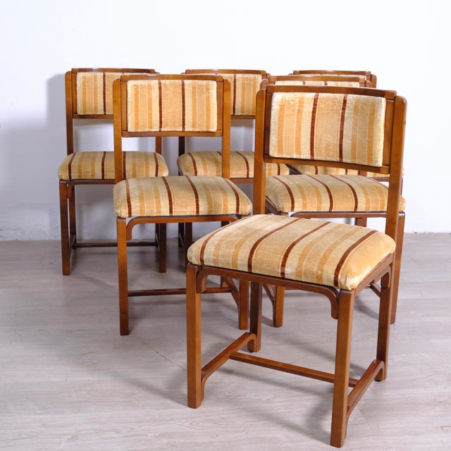 Vintage Italian Chairs in Solid Wood, 1980s, Set of 6 For Sale - Image 18 of 18