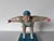 Vintage Swedish Kvinna Bruka Design Hand-Painted Aerobics Woman Figurative Resin Sculpture, C. 1980s–1990s For Sale - Image 4 of 11