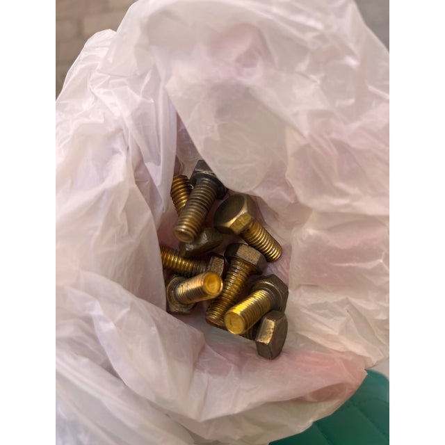 Gold Liberty Double Gold Bed, 1950s For Sale - Image 8 of 9