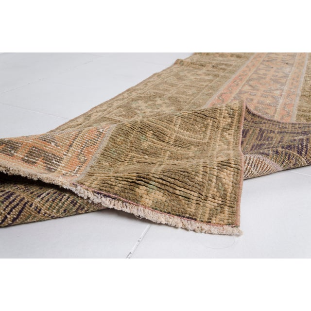 Mid 20th Century Oushak Anatolian Wool Runner For Sale - Image 4 of 10