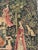 Nice vintage French screen printed by hand tapestry with beautiful medieval design and beautiful colors. Discover a...