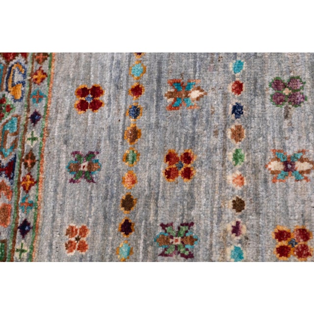 Contemporary Gabbeh Rug 6'10'' X 10'5'' For Sale - Image 4 of 8