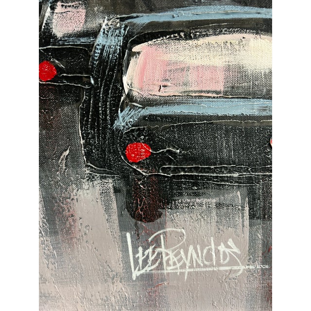 Mid Century Modern Impresssionist Painting of Big Ben in London by Lee Reynolds For Sale In Philadelphia - Image 6 of 7