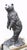 Gorgeous bronze American brown bear statue Bear is shown on back feet and stands almost four feet tall - 111 CM Great for...