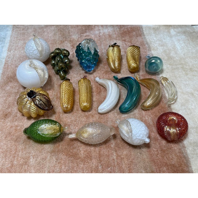 Italian Murano Art Glass Pepper Sculptures, Set of Two For Sale - Image 9 of 10