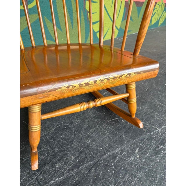 Brown Nichols & Stone Boston Rocking Chair For Sale - Image 8 of 10