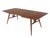 Mid-Century Modern Mid-Century Modern Walnut Sculptured Base Dining Table For Sale - Image 3 of 10