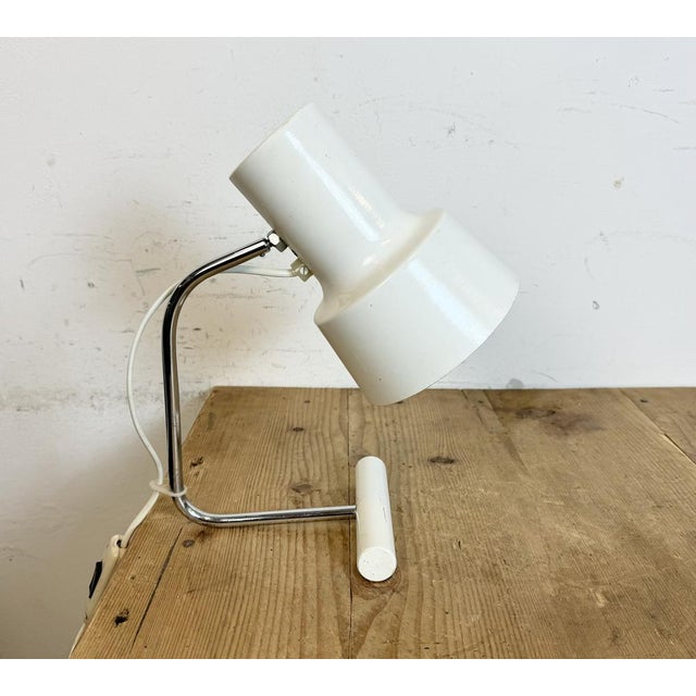 White White Table Lamp by Josef Hurka for Napako, 1970s For Sale - Image 8 of 18