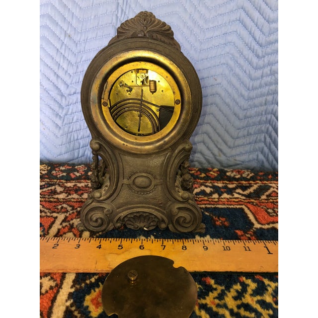 Early 20th Century Waterbury Mantle Clock For Sale - Image 9 of 13