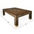 A modern interpretation of the classic Parsons-style table 3.5 feet by 5 feet - simple, clean lines showcase olive ash...
