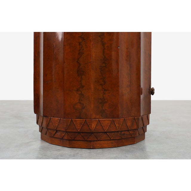 Italian Art Deco Walnut Nightstands, 1920s, Set of 2 For Sale - Image 16 of 18