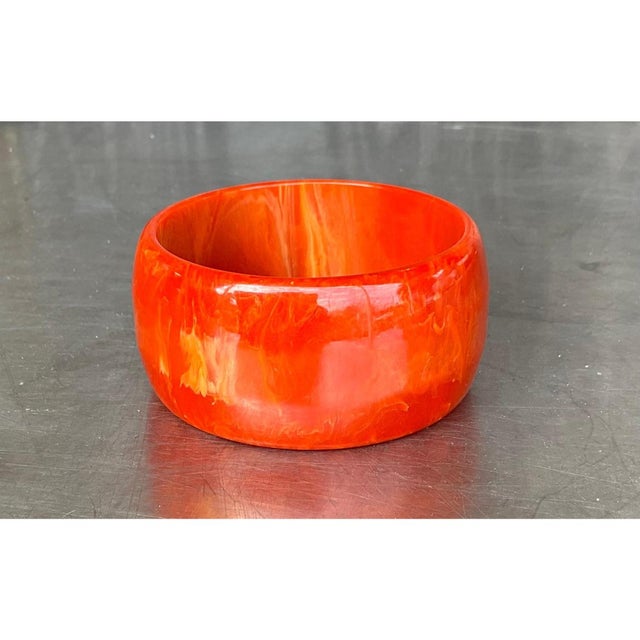 Mid-Century Modern Vintage Boho Bakelite Bangles - Set of 2 For Sale - Image 3 of 12