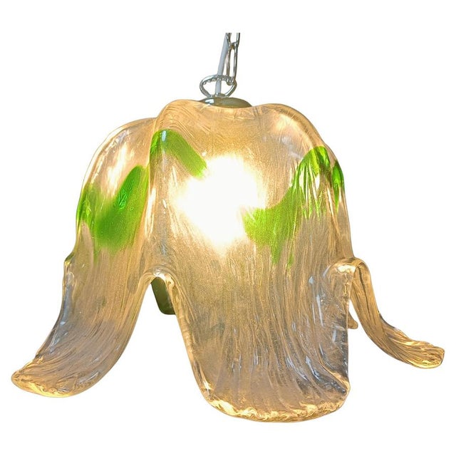 Vintage Murano Glass Pendant Light from Mazzega, 1960s For Sale - Image 16 of 16