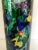 Glass Monique Nichols One-of-a-Kind Hand-Painted Art Glass Sculpture Vase, Signed & Dated 1998 For Sale - Image 7 of 12
