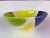 Ceramic Handcrafted Modern Ceramic Yellow Blue Green Geometric Bowl For Sale - Image 7 of 11