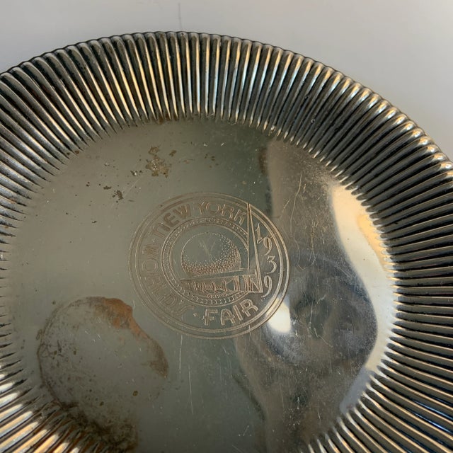 1939 New York World's Fair Rogers Silver Plate Platter For Sale In New York - Image 6 of 12