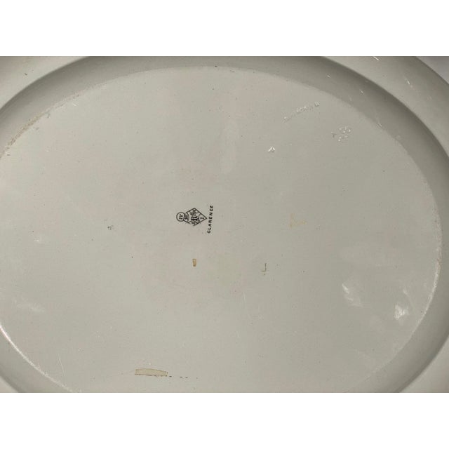 1930s Large Wedgewood 1930's Art Deco Platter - Hand Painted and Signed - Clarence IV For Sale - Image 5 of 8