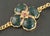 Antique Bracelet in 18k Gold and Heliotrope Jasper, 1890s For Sale - Image 6 of 6