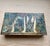 Vintage Mexican Brass & Semiprecious Stone Mosaic Box With Stylized Swan Motif, in the Style of Los Castillo, Circa 1950s For Sale In Chicago - Image 6 of 7
