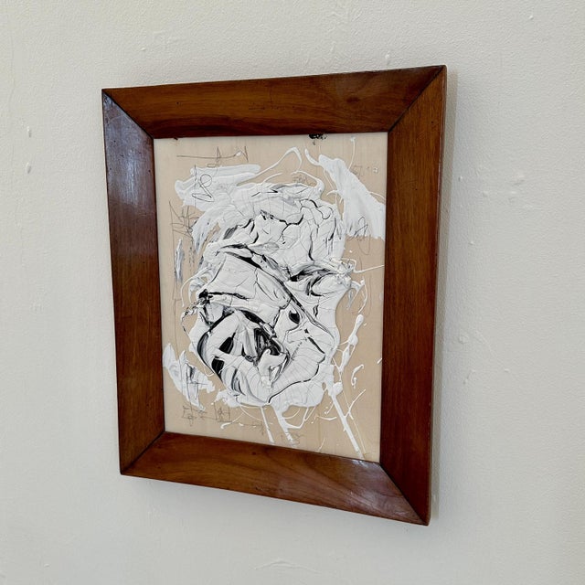 Bachmann, Abstract Composition, Mixed Media, Framed For Sale - Image 6 of 8