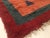Green Turkish Pink, Red, and Green Woolen Tulu Rug, 1970s For Sale - Image 8 of 9