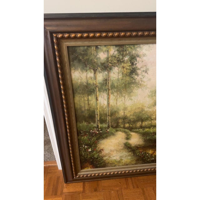 Large Original Signed Landscape Oil Painting on Canvas For Sale In Atlanta - Image 6 of 6