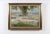 Charming framed oil on canvas of a french marina by Swedish artist Gertrude de Val dated 1936. Painted mainly in tones of...